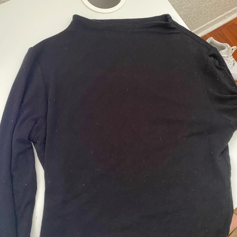 Black Naked Wardrobe cropped long sleeve